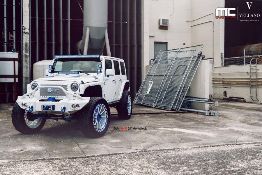  Jeep Wrangler by MC Customs on Vellano Wheels 2015 года  (фото 3 из 9)